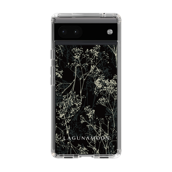 Slim Protection Case［ LAGUNAMOON - Botanical - Black ］