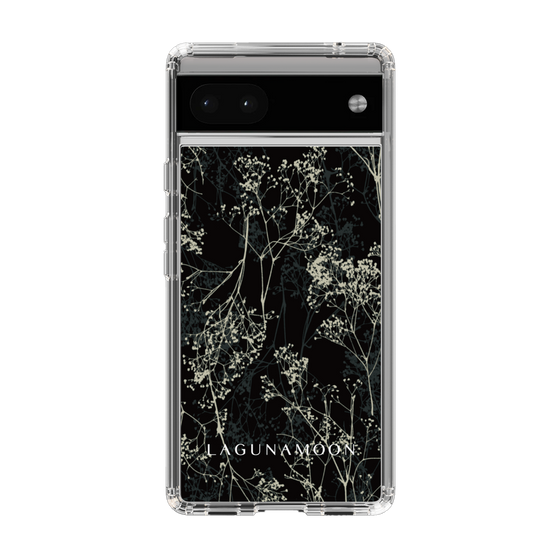 Slim Protection Case［ LAGUNAMOON - Botanical - Black ］