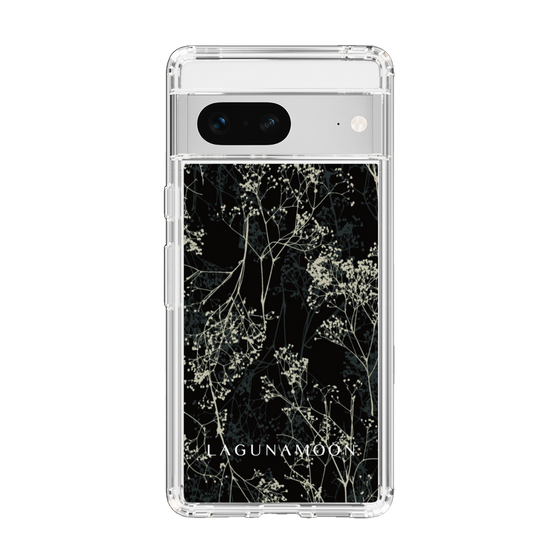 Slim Protection Case［ LAGUNAMOON - Botanical - Black ］