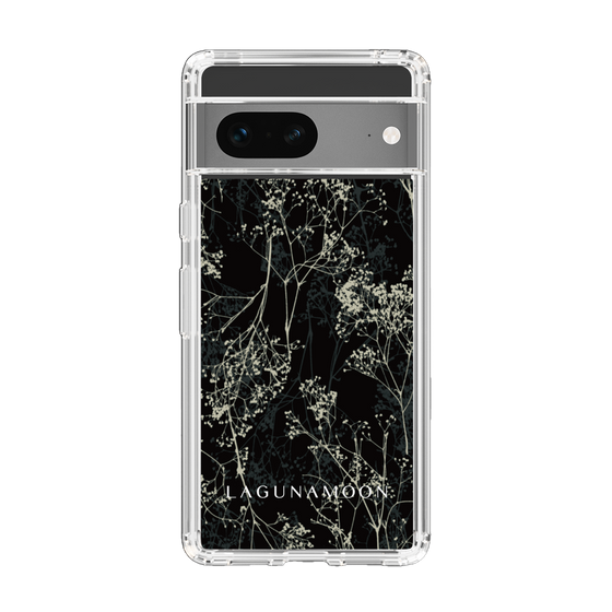 Slim Protection Case［ LAGUNAMOON - Botanical - Black ］