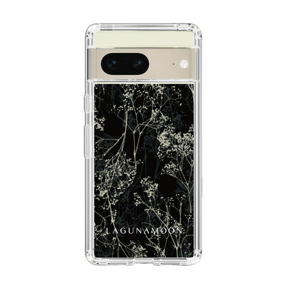 Slim Protection Case［ LAGUNAMOON - Botanical - Black ］