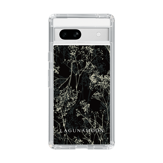 Slim Protection Case［ LAGUNAMOON - Botanical - Black ］