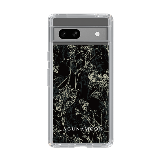 Slim Protection Case［ LAGUNAMOON - Botanical - Black ］