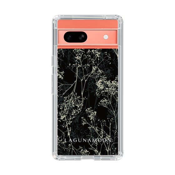 Slim Protection Case［ LAGUNAMOON - Botanical - Black ］