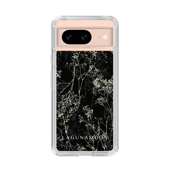 Slim Protection Case［ LAGUNAMOON - Botanical - Black ］