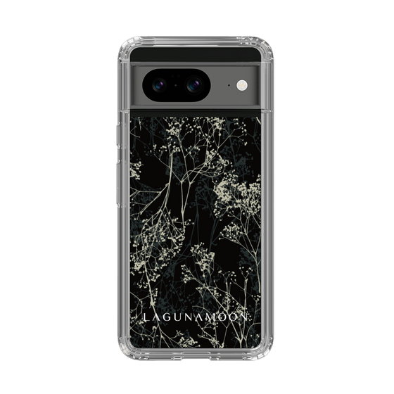 Slim Protection Case［ LAGUNAMOON - Botanical - Black ］