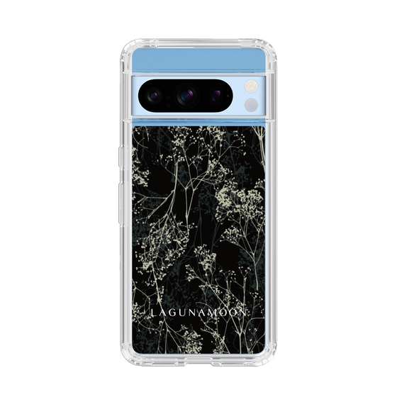 Slim Protection Case［ LAGUNAMOON - Botanical - Black ］