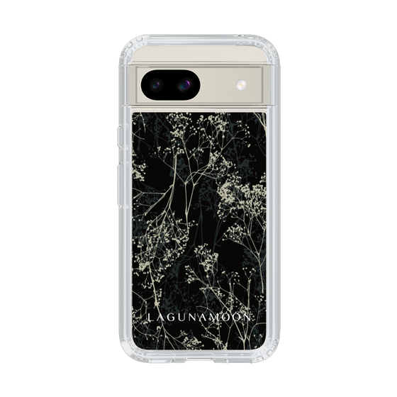 Slim Protection Case［ LAGUNAMOON - Botanical - Black ］