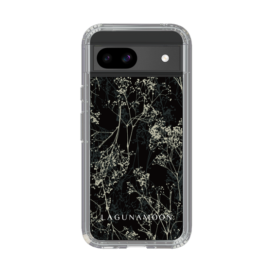 Slim Protection Case［ LAGUNAMOON - Botanical - Black ］