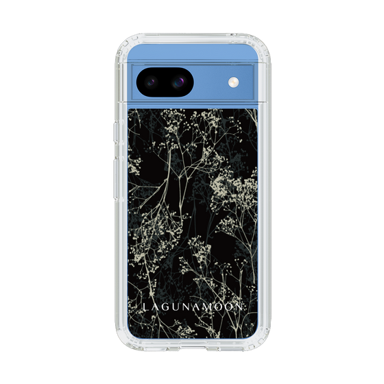 Slim Protection Case［ LAGUNAMOON - Botanical - Black ］