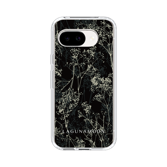 Slim Protection Case［ LAGUNAMOON - Botanical - Black ］