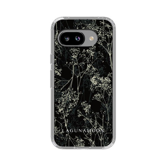 Slim Protection Case［ LAGUNAMOON - Botanical - Black ］