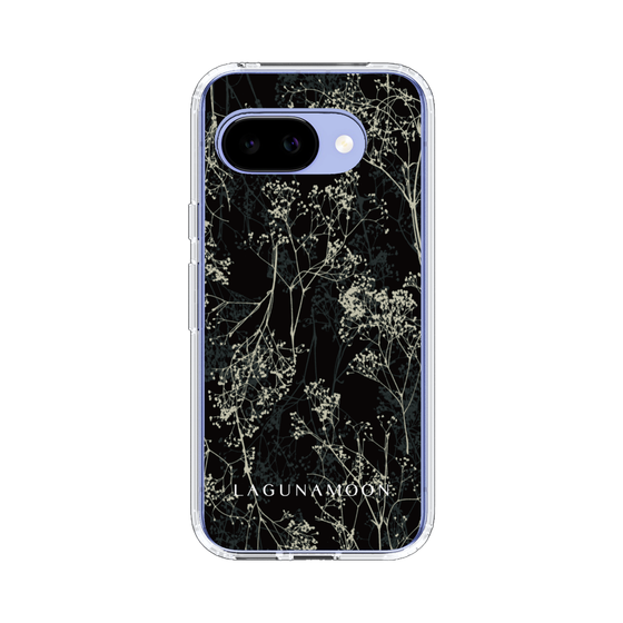 Slim Protection Case［ LAGUNAMOON - Botanical - Black ］
