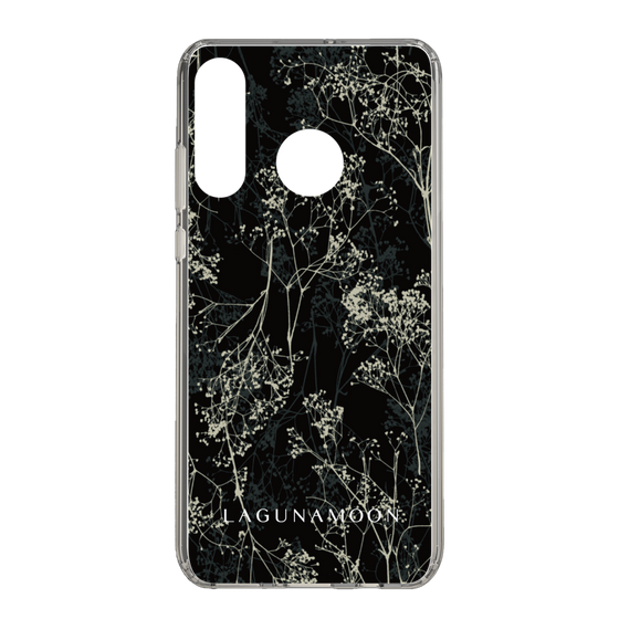 Slim Protection Case［ LAGUNAMOON - Botanical - Black ］