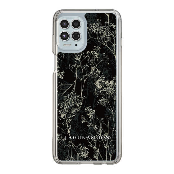 Slim Protection Case［ LAGUNAMOON - Botanical - Black ］