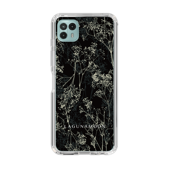 Slim Protection Case［ LAGUNAMOON - Botanical - Black ］