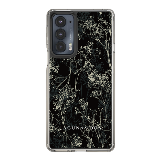 Slim Protection Case［ LAGUNAMOON - Botanical - Black ］