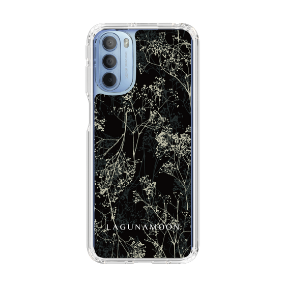 Slim Protection Case［ LAGUNAMOON - Botanical - Black ］