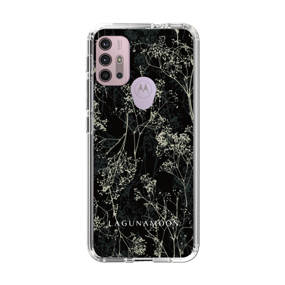 Slim Protection Case［ LAGUNAMOON - Botanical - Black ］