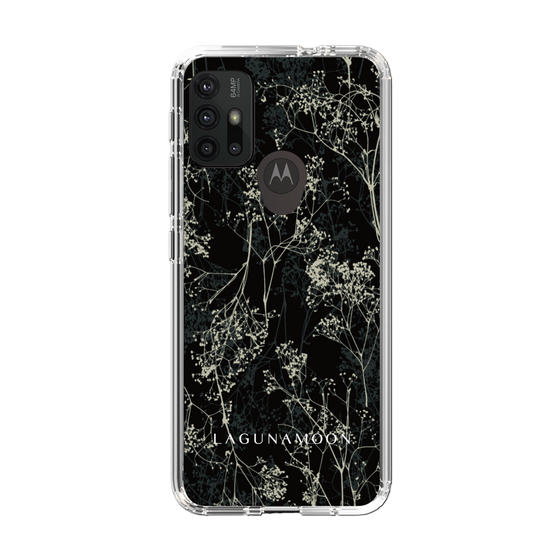 Slim Protection Case［ LAGUNAMOON - Botanical - Black ］