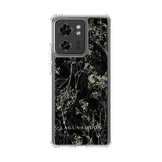 Slim Protection Case［ LAGUNAMOON - Botanical - Black ］