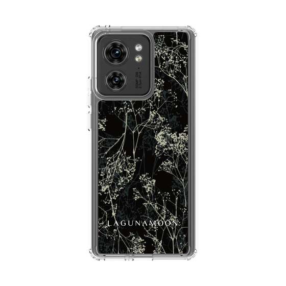 Slim Protection Case［ LAGUNAMOON - Botanical - Black ］