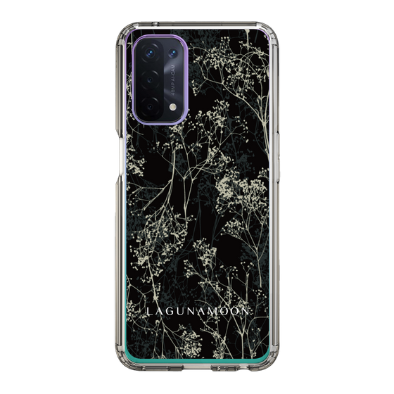 Slim Protection Case［ LAGUNAMOON - Botanical - Black ］
