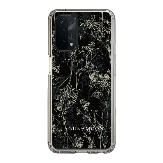 Slim Protection Case［ LAGUNAMOON - Botanical - Black ］