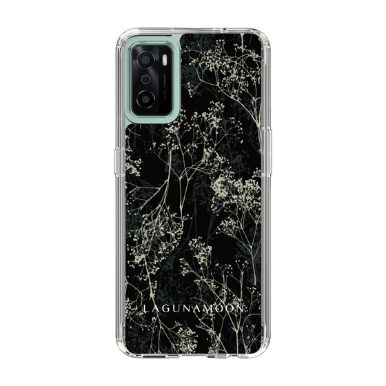 Slim Protection Case［ LAGUNAMOON - Botanical - Black ］