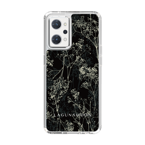 Slim Protection Case［ LAGUNAMOON - Botanical - Black ］
