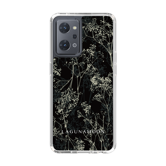 Slim Protection Case［ LAGUNAMOON - Botanical - Black ］
