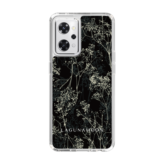 Slim Protection Case［ LAGUNAMOON - Botanical - Black ］