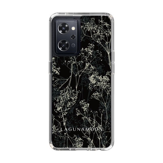 Slim Protection Case［ LAGUNAMOON - Botanical - Black ］