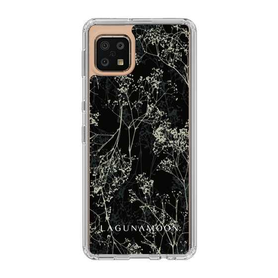 Slim Protection Case［ LAGUNAMOON - Botanical - Black ］