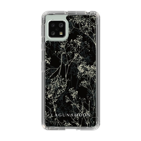 Slim Protection Case［ LAGUNAMOON - Botanical - Black ］