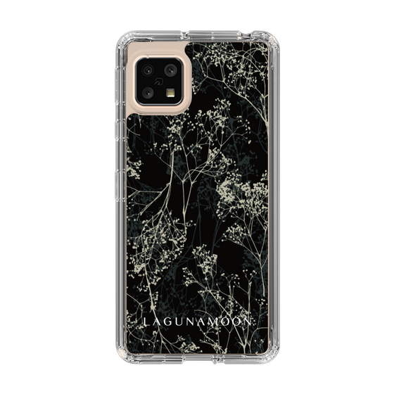Slim Protection Case［ LAGUNAMOON - Botanical - Black ］