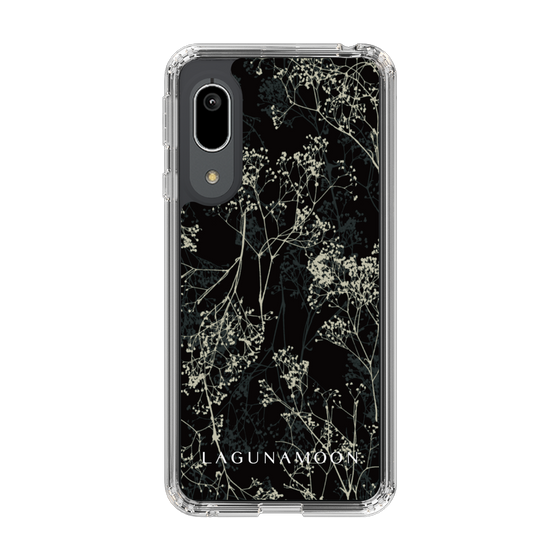 Slim Protection Case［ LAGUNAMOON - Botanical - Black ］