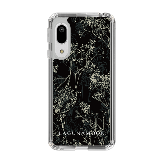 Slim Protection Case［ LAGUNAMOON - Botanical - Black ］