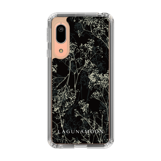 Slim Protection Case［ LAGUNAMOON - Botanical - Black ］