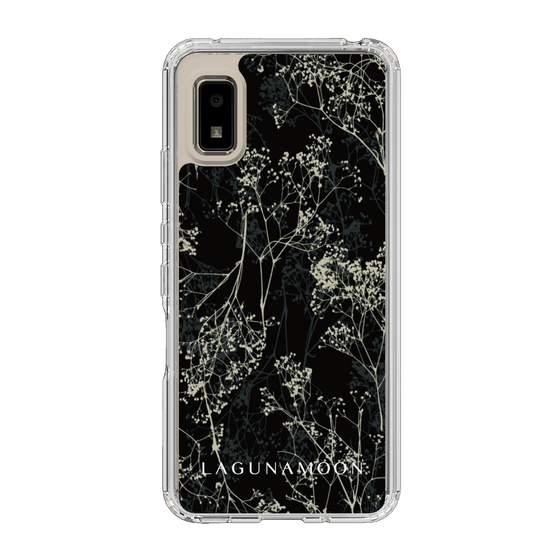 Slim Protection Case［ LAGUNAMOON - Botanical - Black ］