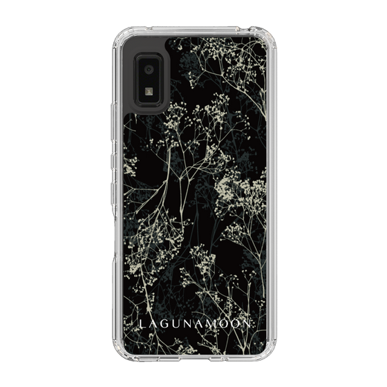 Slim Protection Case［ LAGUNAMOON - Botanical - Black ］