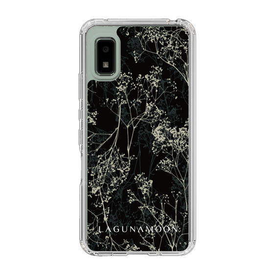 Slim Protection Case［ LAGUNAMOON - Botanical - Black ］
