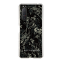 Slim Protection Case［ LAGUNAMOON - Botanical - Black ］