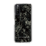 Slim Protection Case［ LAGUNAMOON - Botanical - Black ］