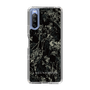 Slim Protection Case［ LAGUNAMOON - Botanical - Black ］