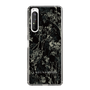 Slim Protection Case［ LAGUNAMOON - Botanical - Black ］