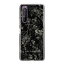 Slim Protection Case［ LAGUNAMOON - Botanical - Black ］