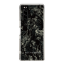 Slim Protection Case［ LAGUNAMOON - Botanical - Black ］