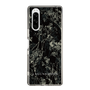 Slim Protection Case［ LAGUNAMOON - Botanical - Black ］
