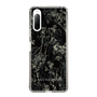 Slim Protection Case［ LAGUNAMOON - Botanical - Black ］